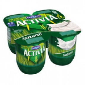 DANONE ACTIVIA yogur natural pack 4